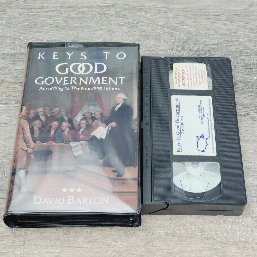 Keys To Good Government According To The Founding Fathers ( 1994, VHS) Barton